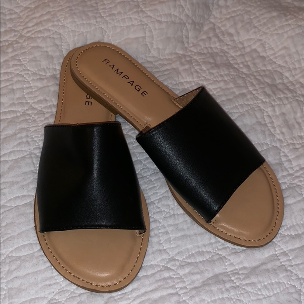 Rampage Slide On Sandals NWOT